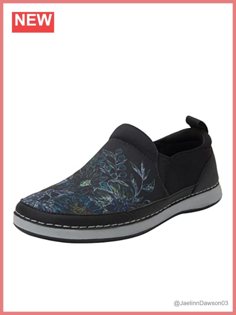 Alegria Women's Alchemie Comfort Slip-On Flat Shoes with Embroidery